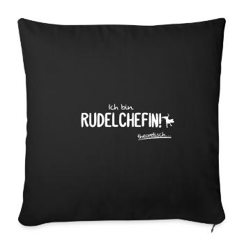 Funny Dog Saying Dog Owner Gift - Sofa pillowcase 17,3'' x 17,3'' (45 x 45 cm) - black - Front