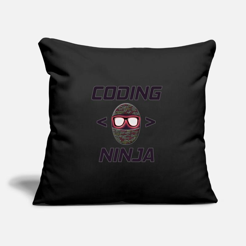 Programmierer, Coding Ninja, Geschenk Sofakissenbezug 45 x 45 cm