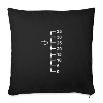 25 ans 25 ans - Housse de coussin décorative 45 x 45 cm - noir - Devant