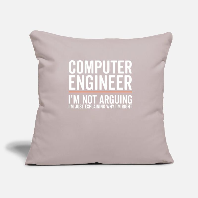 I Explain Only - Computer Engineer Sofa pillowcase 17,3'' x 17,3'' (45 x 45 cm)