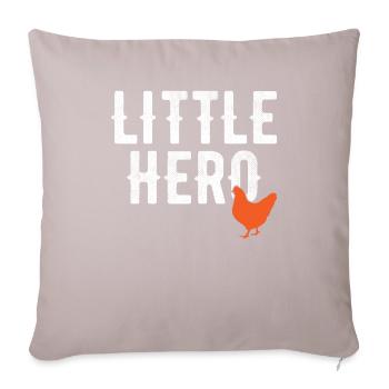 Little Hero - Sweet Animal Chicken - Sofa pillowcase 17,3'' x 17,3'' (45 x 45 cm) - light taupe - Front