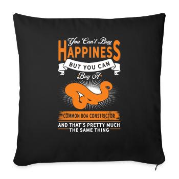 You can buy Common Boa Constrictor - Sofa pillowcase 17,3'' x 17,3'' (45 x 45 cm) - black - Front