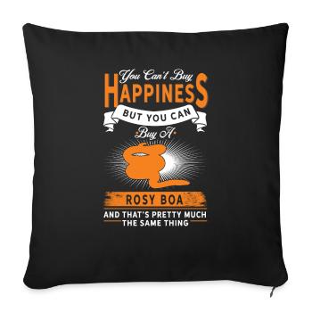 You can buy Rosy Boa - Sofa pillowcase 17,3'' x 17,3'' (45 x 45 cm) - black - Front