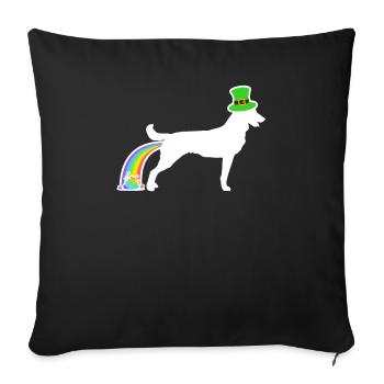 St. Patrick’s Dog - Taiwan Hund - Housse de coussin décorative 45 x 45 cm - noir - Devant