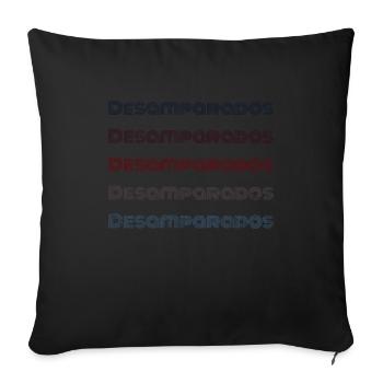 Vintage Costa Rica City - Retro Desamparados - Sofa pillowcase 17,3'' x 17,3'' (45 x 45 cm) - black - Front