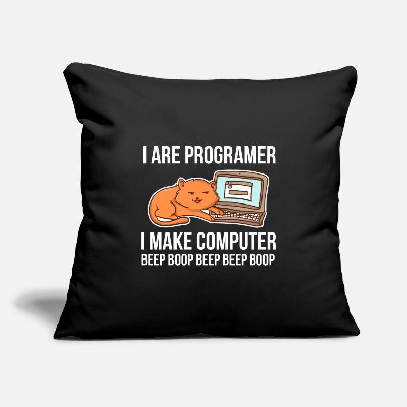 Programmierer-Chat-Humor für Coder und Sofakissenbezug 45 x 45 cm