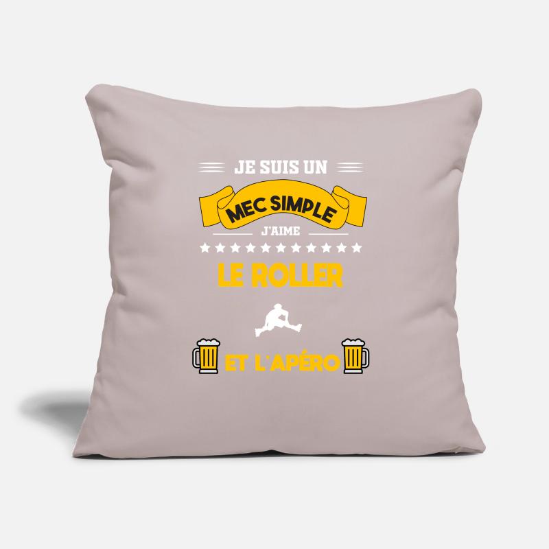 roller apéro mec simple Housse de coussin décorative 45 x 45 cm