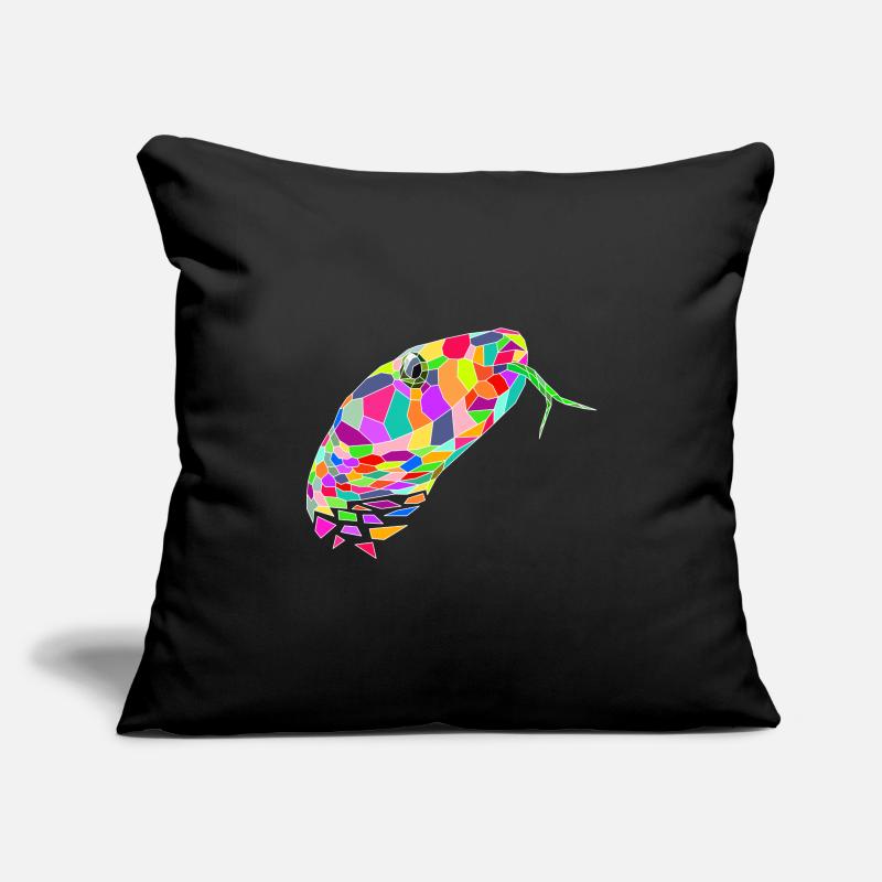 Snake colored Sofa pillowcase 17,3'' x 17,3'' (45 x 45 cm)