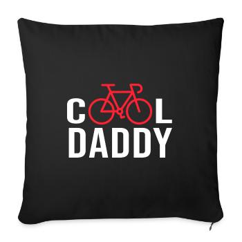 Bike bike cool daddy sport father's day - Sofa pillowcase 17,3'' x 17,3'' (45 x 45 cm) - black - Front