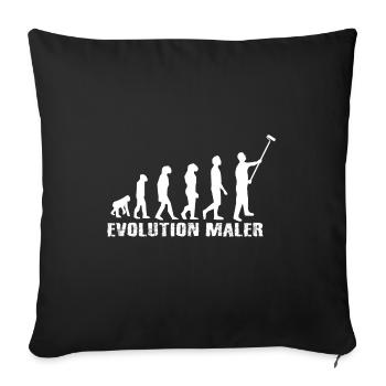 Maler - Sofakissenbezug 45 x 45 cm - Schwarz - Vorne