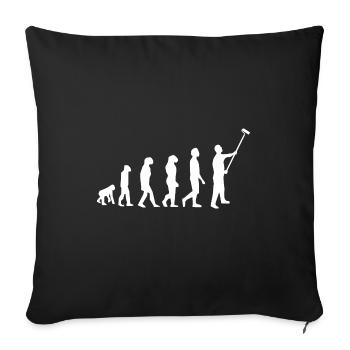 Painter - Sofa pillowcase 17,3'' x 17,3'' (45 x 45 cm) - black - Front