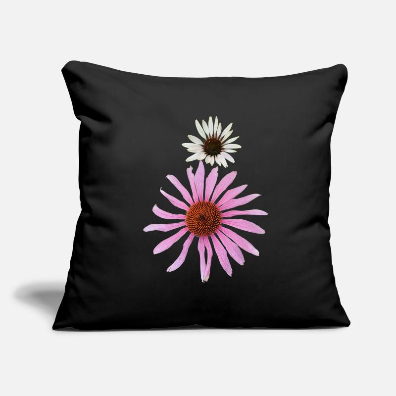Le chapeau de soleil (enchinacée) Housse de coussin décorative 45 x 45 cm