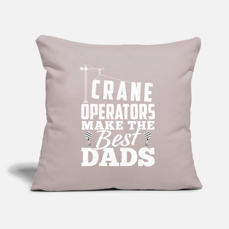Crane Operators Make The Best Dads - Grunguin Housse de coussin décorative 45 x 45 cm