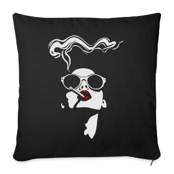 Glamour-Rebel Vol.4 - Sofakissenbezug 45 x 45 cm - Schwarz - Vorne