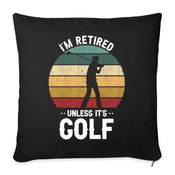 Cool Golf Dad Like Regular Dad But Cooler - Sofakissenbezug 45 x 45 cm - Schwarz - Vorne