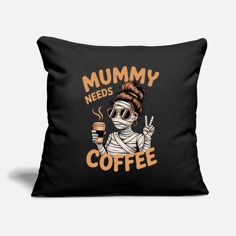 Mutter Mutterschaft Humor Mama Mama Kaffee Sofakissenbezug 45 x 45 cm