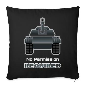 Panzerarmee – Military SymbolTee - Sofakissenbezug 45 x 45 cm - Schwarz - Vorne