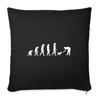 Retro Graphic Animal Keeper Zoo Keeper Animal Love - Sofakissenbezug 45 x 45 cm - Schwarz - Vorne