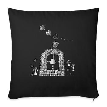 Magic Gate Lapis - Les Gardiens d'Orbis - Housse de coussin décorative 45 x 45 cm - noir - Devant