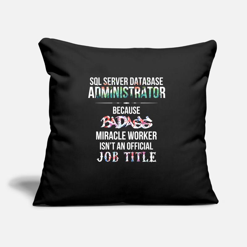 SQL Server Database Administrator - SQL Server Sofa pillowcase 17,3'' x 17,3'' (45 x 45 cm)