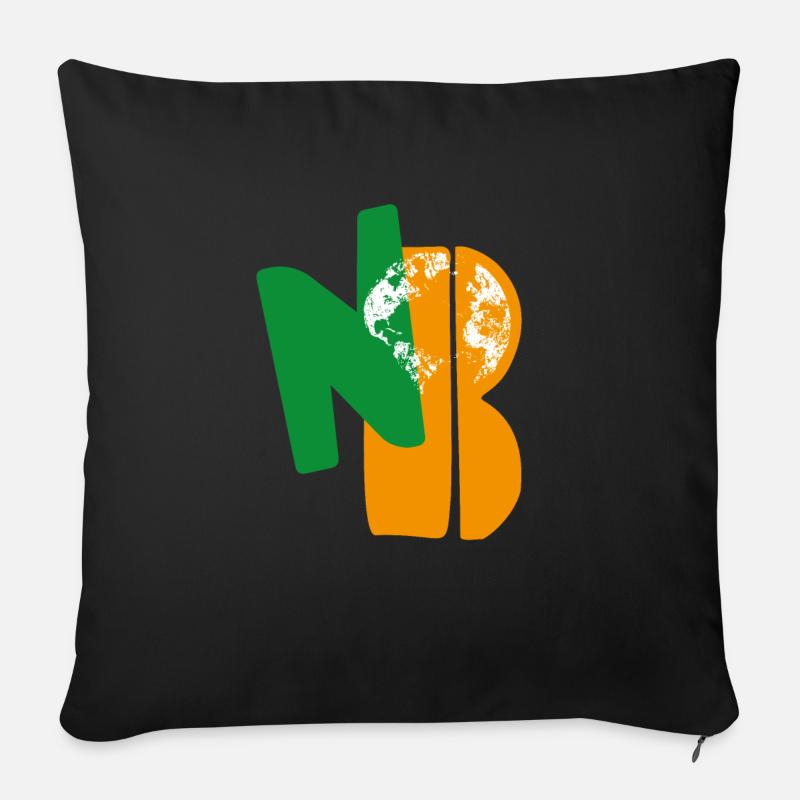 No Planet B - Sofakissenbezug 45 x 45 cm - Schwarz
