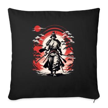 Samurai Warrior - Japan - Demon - Sofa pillowcase 17,3'' x 17,3'' (45 x 45 cm) - black - Front