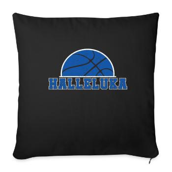 Basketball Streetball Bball Doncic Goat Geschenk - Sofakissenbezug 45 x 45 cm - Schwarz - Vorne