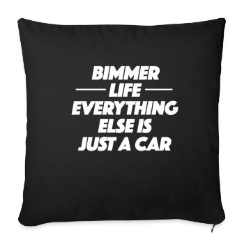 Cadeaux Bimmer Auto M Tuning Tuner Jantes - Housse de coussin décorative 45 x 45 cm - noir - Devant