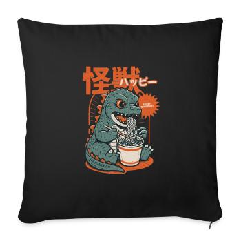 Monster Japan Dragon Gift - Sofa pillowcase 17,3'' x 17,3'' (45 x 45 cm) - black - Front