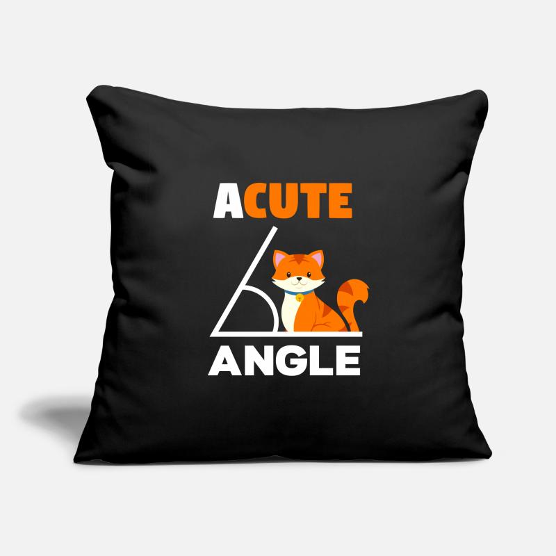 Cute angle cat math Math math teacher Sofa pillowcase 17,3'' x 17,3'' (45 x 45 cm)