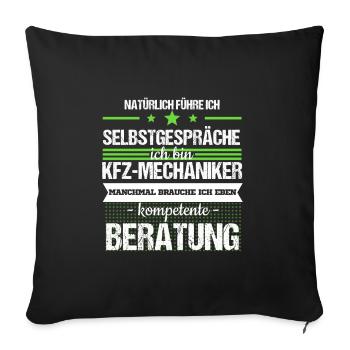 Automotive Mechanic Mechatronics Technician Car Mechanic Car Mechanic - Sofa pillowcase 17,3'' x 17,3'' (45 x 45 cm) - black - Front