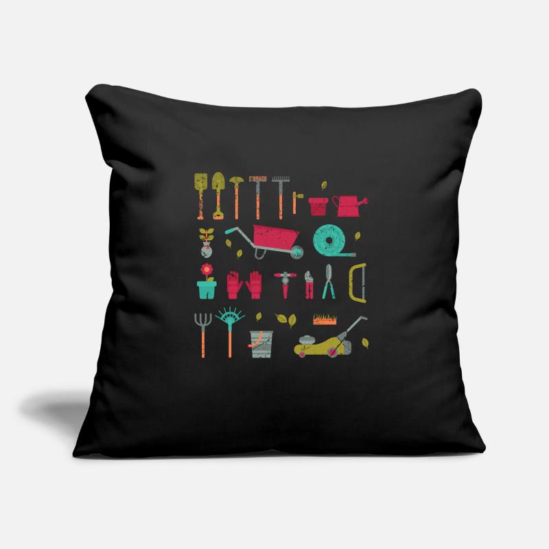 Gardener Landscape Gardener Evolution Horticulture Sofa pillowcase 17,3'' x 17,3'' (45 x 45 cm)