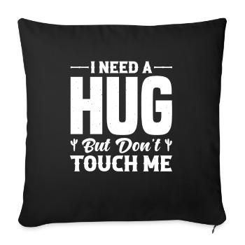 Cactus Fucculent Cactus Garden Cactus Plants - Sofa pillowcase 17,3'' x 17,3'' (45 x 45 cm) - black - Front