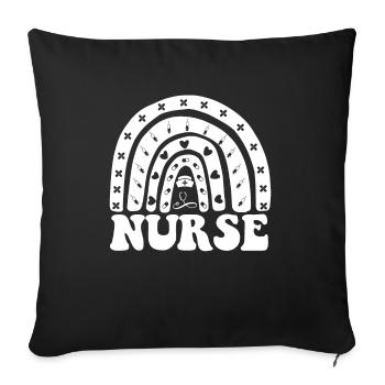 Physician Assistant Nurse Doctor's Office Assistant - Sofa pillowcase 17,3'' x 17,3'' (45 x 45 cm) - black - Front
