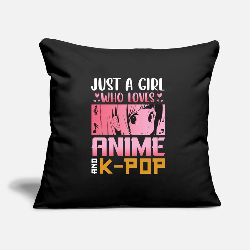 K-Pop Corée Pop Pop Musique Sud Corée Du Sud Musique coréenne Housse de coussin décorative 45 x 45 cm