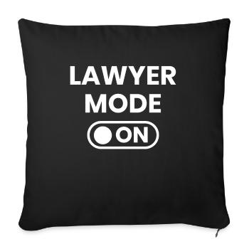 Lawyer Profession Lawyer Lawyer Law - Sofa pillowcase 17,3'' x 17,3'' (45 x 45 cm) - black - Front