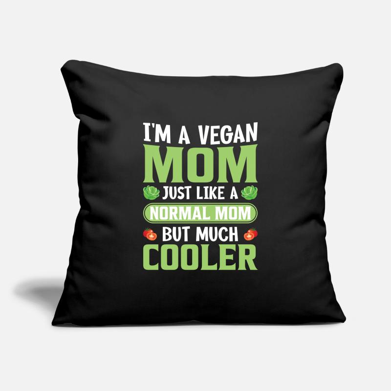 Vegane Mama Gemüse Gesunder Ackerbau Gartenarbeit Sofakissenbezug 45 x 45 cm