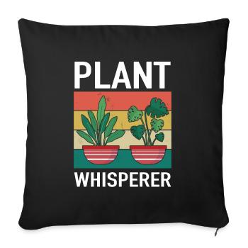 Gärtner Obstgarten Hobbygärtner Geschenk Garten - Sofakissenbezug 45 x 45 cm - Schwarz - Vorne