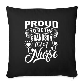 Physician Assistant Nurse Medical Practice Needle - Sofa pillowcase 17,3'' x 17,3'' (45 x 45 cm) - black - Front