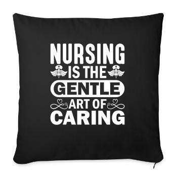 Physician Assistant Nurse Medical Practice Needle - Sofa pillowcase 17,3'' x 17,3'' (45 x 45 cm) - black - Front