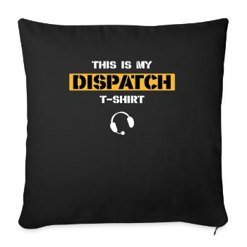Meilleur devis de répartiteur Profession de cadeau Logistique - Housse de coussin décorative 45 x 45 cm - noir - Devant
