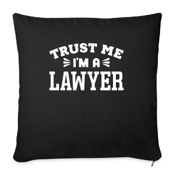 Lawyer Profession Lawyer Lawyer Law - Sofa pillowcase 17,3'' x 17,3'' (45 x 45 cm) - black - Front