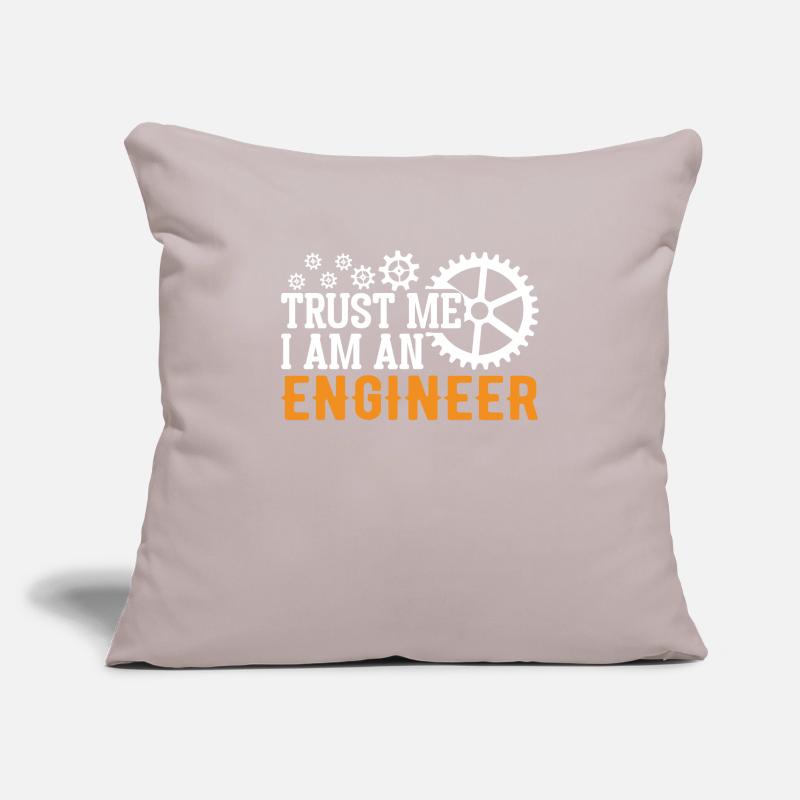 Engineer Brain Mechanical Engineering Electrical Engineering Math Sofa pillowcase 17,3'' x 17,3'' (45 x 45 cm)