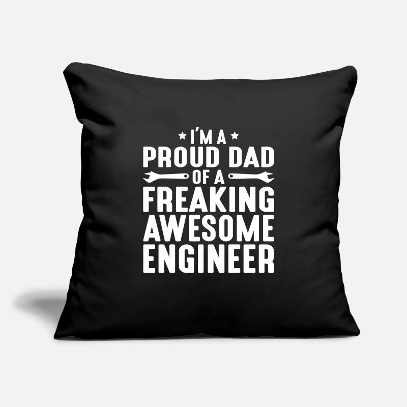 Engineer Brain Mechanical Engineering Electrical Engineering Son Sofa pillowcase 17,3'' x 17,3'' (45 x 45 cm)