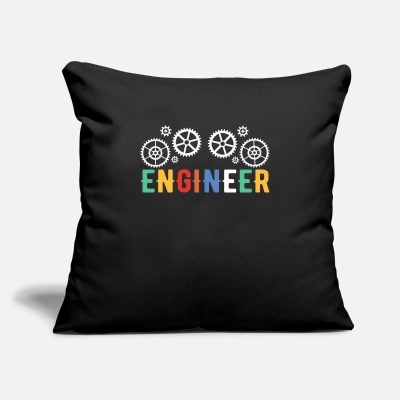 Engineer Brain Mechanical Engineering Electrical Engineering Math Sofa pillowcase 17,3'' x 17,3'' (45 x 45 cm)