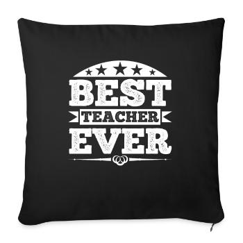 Math Physique Chimie Sport Biologie Enseignant Profession - Housse de coussin décorative 45 x 45 cm - noir - Devant