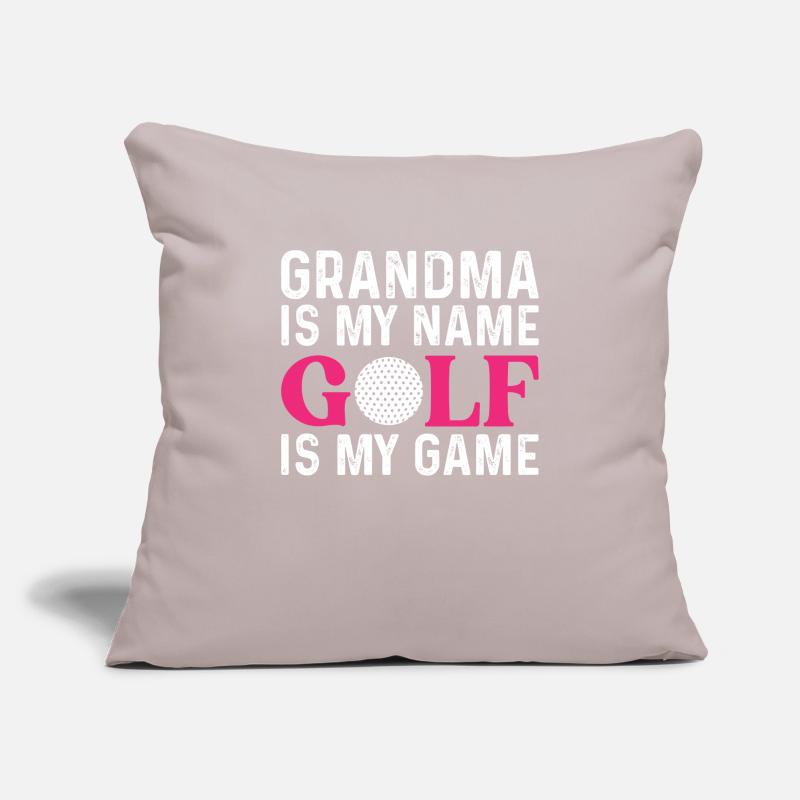 Die Golf Oma Grossmutter Sofakissenbezug 45 x 45 cm