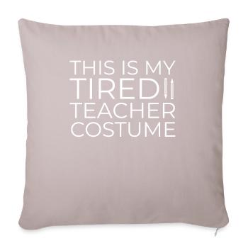 Teaching profession - Sofa pillowcase 17,3'' x 17,3'' (45 x 45 cm) - light taupe - Front