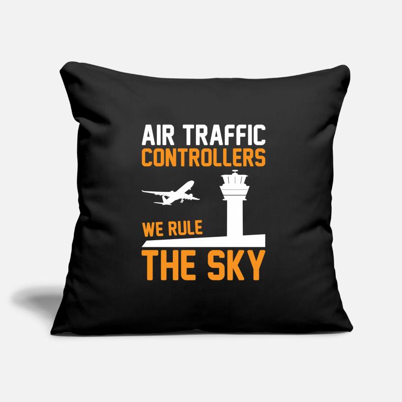 Air traffic controller Tower controller Flight attendants Sofa pillowcase 17,3'' x 17,3'' (45 x 45 cm)