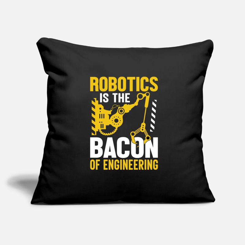 Programmeur de robots Technicien en automatisation Housse de coussin décorative 45 x 45 cm